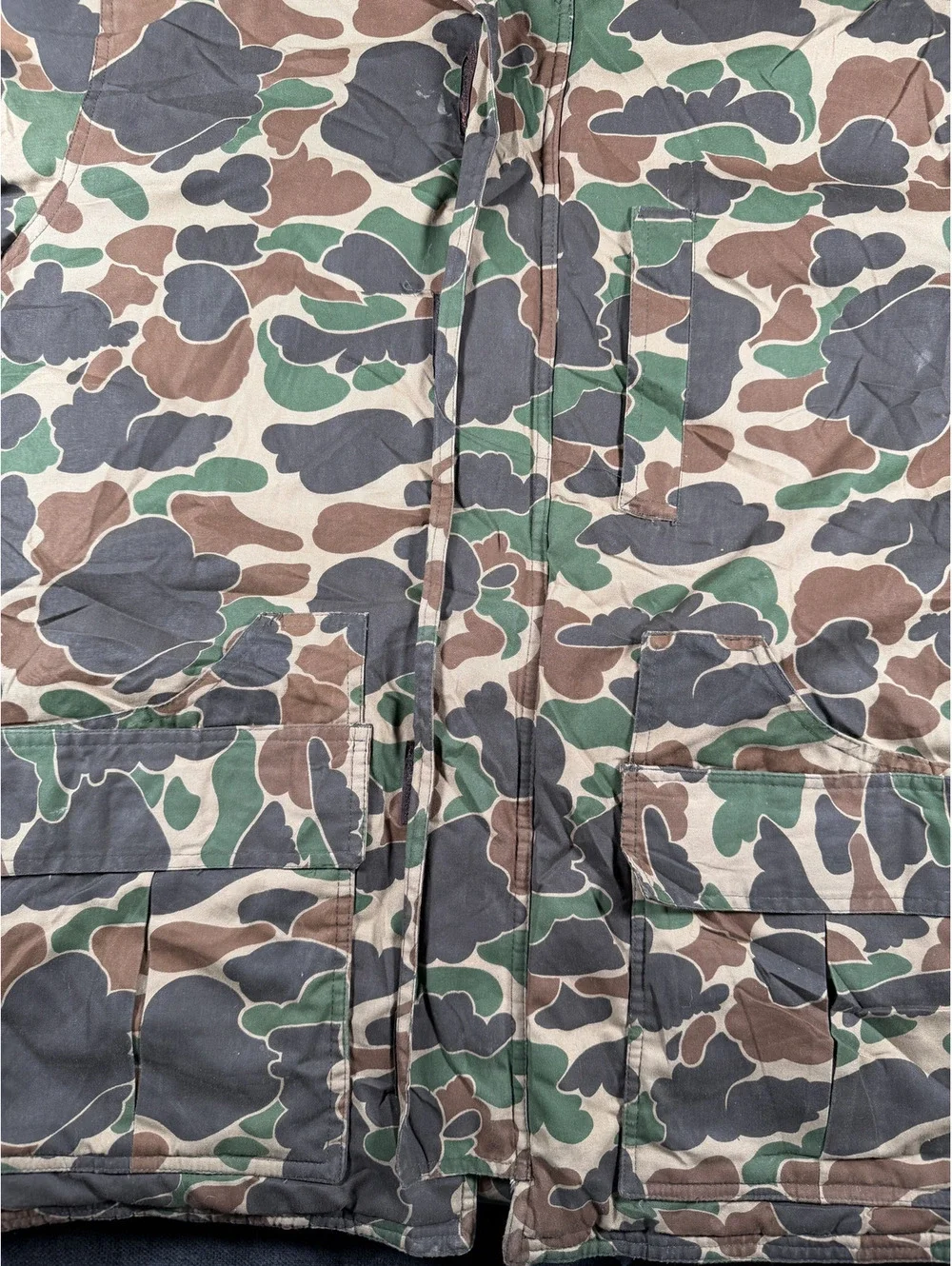 Trophy Club Camo Insulated Jacket Large Made in Korea